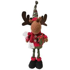 Festive Plush Moose Character