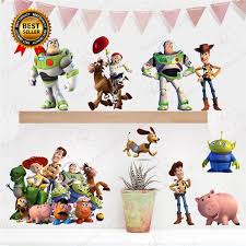 1 out of 5 & up & up. Toy Story Wall Sticker Woody Buzz Lightyear Luggage Sticker Home Decor Wallpaper Kids Room Decor Shopee Philippines