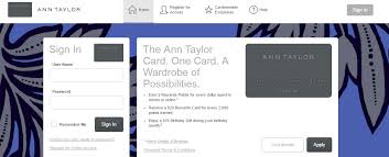 1 point for every $1.00 us spent using the allrewards, ann taylor or loveloft mastercard everywhere else mastercard is accepted. Ann Taylor Credit Card Login