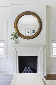 Mirror Above Fireplace Design Ideas