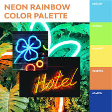 Neon Color Palette Inspiration