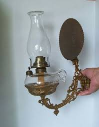 1800s Wall Lamp Oil Lamps Antique
