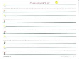 Kindergarten Lined Paper Fair Printable Lined Writing Paper For