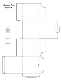 square box template free printable