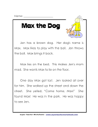 These worksheets are at a 2nd grade level. Free Printable Comprehension Worksheets For Grade 1 And 1st Grade Reading Com 1st Grade Reading Worksheets Reading Worksheets First Grade Reading Comprehension