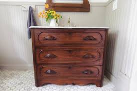 Antique Dresser Turned Into Vanity