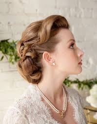 For the first hairstyle it would be easier if you had shorter hair so you wouldn't have to bend your hair over. 44 Awesome Vintage Wedding Hairstyles Ideas Weddingomania