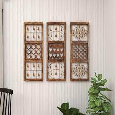 Carved Bell Wall Decor Set