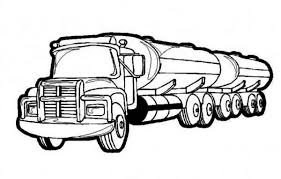 Download and print these 18 wheeler coloring pages for free. Oil Containing Semi Truck Coloring Page Netart