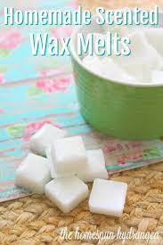 make your own scented wax melts the