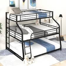 full xl queen size triple bunk bed