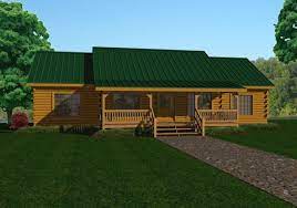 Single Level Log Cabin Plans For 1 000