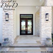 contemporary leaded glass front doors