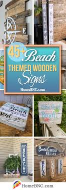 45 best beach themed wooden signs
