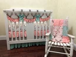 girl mini crib bedding fl deer mini