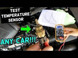 how to test coolant rature sensor