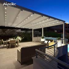 Aluminum Pergola Pvc Retractable Roof