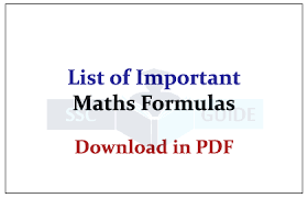 Important Math Formulas For Ssc Exam Download In Pdf Ssc
