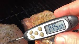 smoked pork chops on a pellet grill