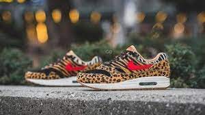 Nike branding can be found on the heel and on the tongue as well. Atmos X Nike Air Max 1 Dlx Animal Pack 2 0 Review On Feet Youtube