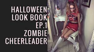 halloween look book zombie cheerleader