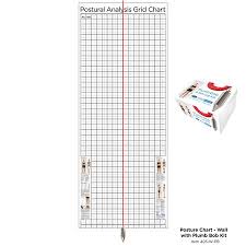 Kent Health Posture Analysis Grid Chart Original With Plumb Bob Kit