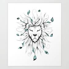 50 Amazing Art Prints Of Lions For Your