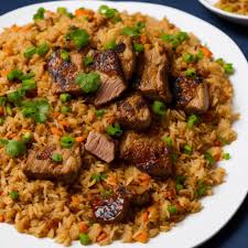 five e pork fillet with fried rice