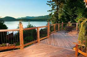 deck railing design rustic deck