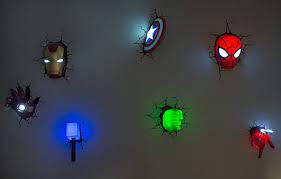 Marvel Avengers 3d Wall Art Night Light