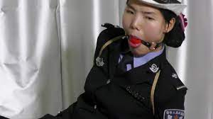 Policewoman bondage