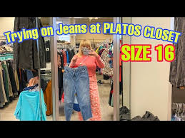 platos closet size 16 jean try