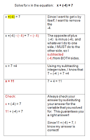 One Step Equations