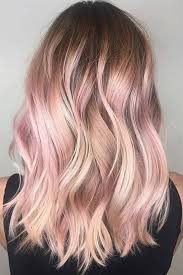 Not all pink highlights are bold and bright. Rose Gold Hair Colour Ideas How To Get The Trend Glamour Uk
