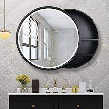 round mirror bathroom mirror cabinets