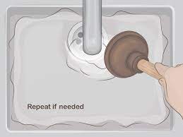 how to plunge a sink 9 steps with