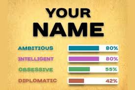 Who Are You According To Your Name Quizzes Fun