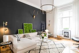 75 living room with black walls ideas
