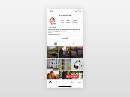 Free Instagram Ui Profile Mockup Figma