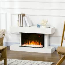Homcom 21 5 Electric Fireplace With