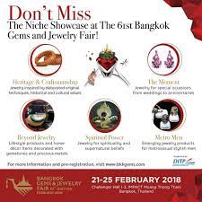 61st bangkok gems jewelry fair