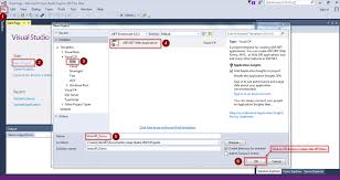 create web api project in visual studio