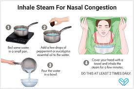 7 home remes to clear nasal congestion