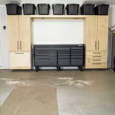 You could easily mix and match the 3 drawer cabinets with the base cabinets. Diy 5 Piece Garage Cabinets And Organization Solutions Diy Creators