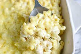 creamy baked white cheddar mac and