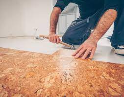 cork rubber hardwood flooring in