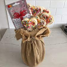 homemade valentine s cookie bouquet