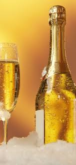 Free hd wallpaper, images & pictures of champagne drinks sparkling wine, download photos of food for your desktop. Champagne Bottles And Cups Golden Snow 1242x2688 Iphone 11 Pro Xs Max Wallpaper Background Picture Image