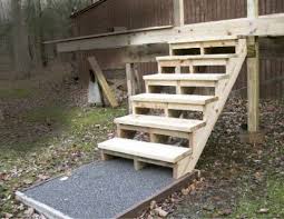 Building And Installing Deck Stairs