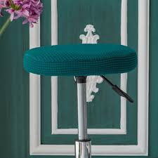 bar stool cover luxury fabric round